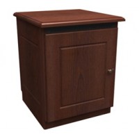 C5 FINISHING KIT, 1 BAY, TRADITIONAL W/ SOLID DOOR, AGED CHERRY (FREIGHT INCLUDED CONTINENTAL US)